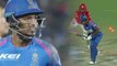 IPL 2018 : Sanju Samson out for 22 runs (18b, 1x4, 1x6) , Mujeeb Strikes | वनइंडिया हिंदी