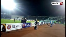 Report TV - Po luhet në Serbi ndeshja mes Partizanit dhe Skënderbeut
