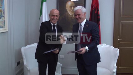 Report TV - Raporti për kanabisin, Xhafaj  takon homologun italian, Minniti