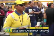 Caos en El Agustino: pasajeros pugnan por abordar buses