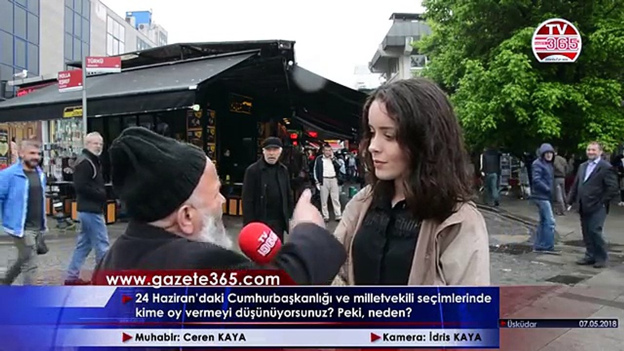AKP'yi övüp insanları polise şikayet etmekle tehdit eden dayı