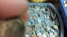 $1000 of dimes in 4 boxes- Coin Roll Hunting for Silver Experiment (Idaho)
