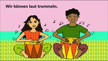 Deutsches Modalverb können - Sport   Musik - German for children