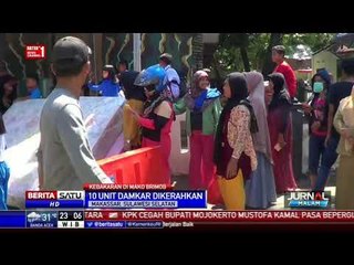 Markas Brimob Polda Sulsel Terbakar