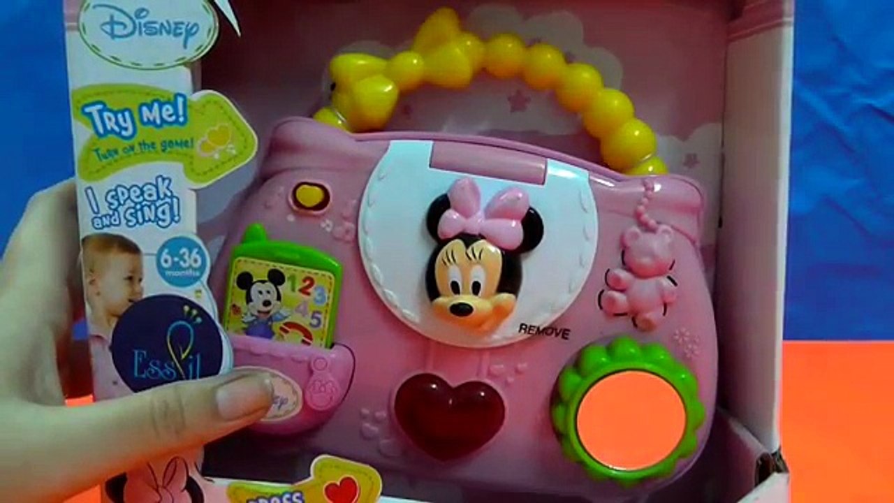 Baby Minnies Bag And Kids Activity center Learn Numbers ABCD Musical toy बच्चों के लिए खिलौने