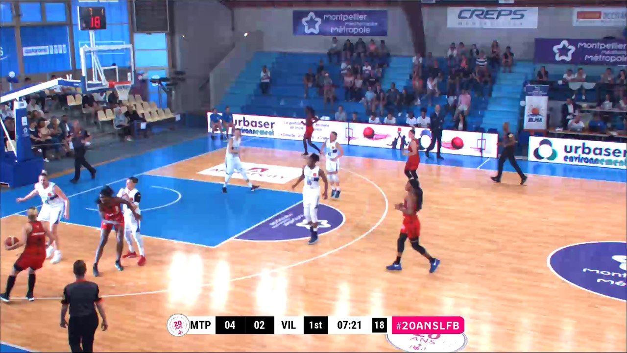 LFB 17/18 - Class. 5-8 retour : Lattes Montpellier - Villeneuve d'Ascq