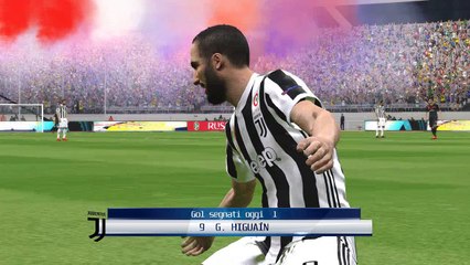 Pes 2018 Juventus vs Milan - Gameplay