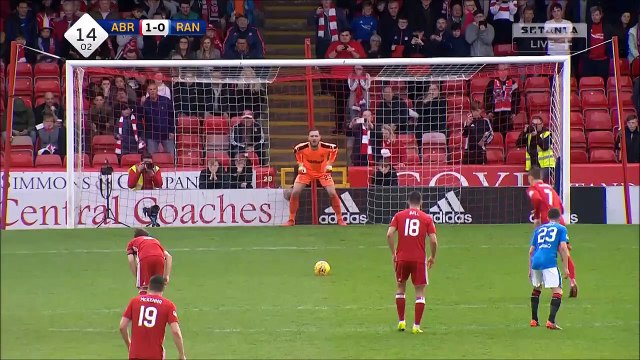 1-0 Kenny McLean Goal Scotland Premiership - 08.05.2018 Aberdeen FC 1-0 Rangers FC