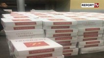 Report TV - Bllokohen në Durrës 3 mln  paketa cigare kontrabandë