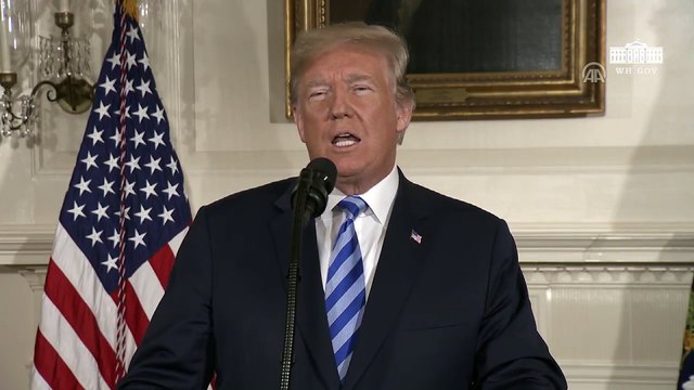 ABD, İran'la nükleer anlaşmadan ayrılıyor - ABD Başkanı Trump (2) - WASHINGTON
