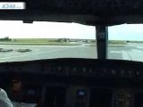 preparation au decollage et decollage A340