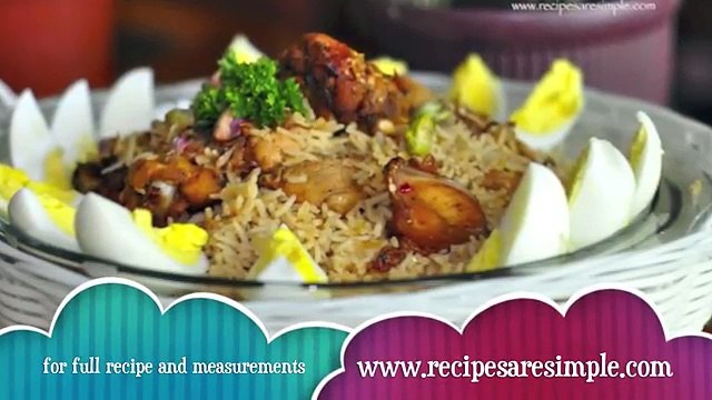 Kabsa | Arabian Rice with Chicken | RecipesAreSimple