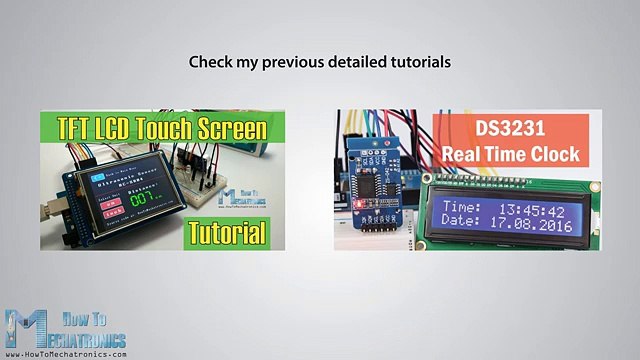 Arduino Touch Screen MP3 Music Player and Alarm Clock Project