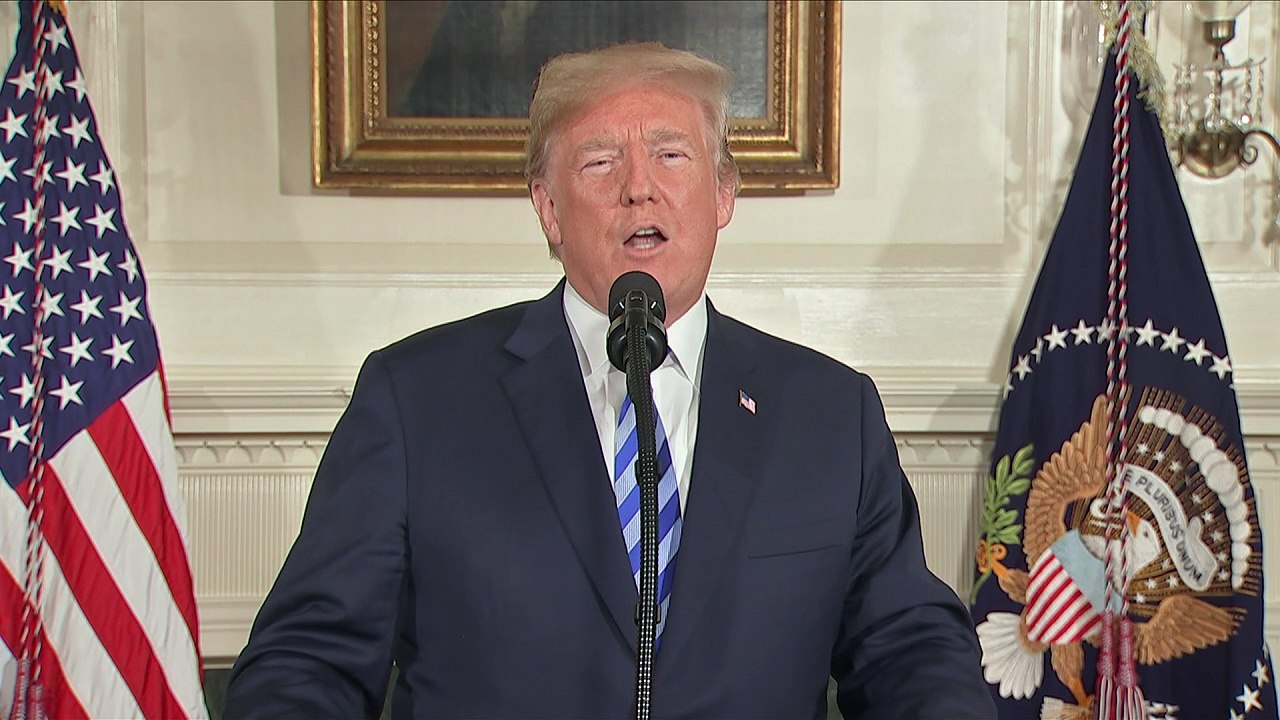 Trump announces US withdrawal from 'defective' Iran deal