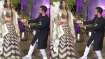 Sonam Kapoor को Reception में देख खुशी से उछल पड़े Anand Ahuja , Watch Video | BoldSky