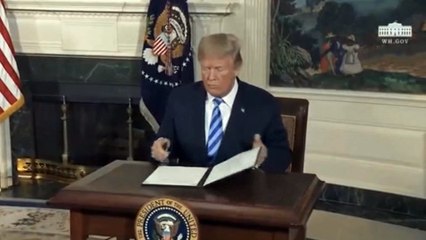 EEUU se retira del acuerdo nuclear con Irán