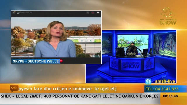 Aldo Morning Show/ Lidhja me Deutsche Welle (09.11.17)