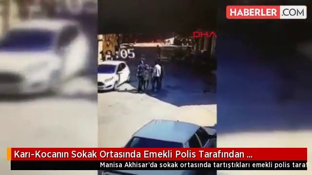 Karı-Kocanın Sokak Ortasında Emekli Polis Tarafından Öldürülme Anı Kamerada