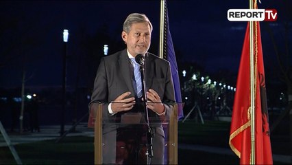 Report TV - Hahn në Vlorë: "Lungomare" kartëvizitë për Shqipërinë drejt BE