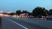 Keadaan di lebuh raya PLUS dari Johor Bahru menghala ke utara sesak malam ini berikutan orang ramai mulai pulang ke kawasan masing-masing untuk melaksanakan tan