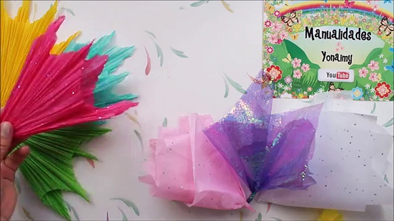 COMO HACER CONITOS DE PAPEL CHINA PARA DIFERENTES ARREGLOS