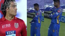 IPL 2018 : Krishnappa Gowtham celebrates Stionis's dismissal in a unique manner | वनइंडिया हिन्दी