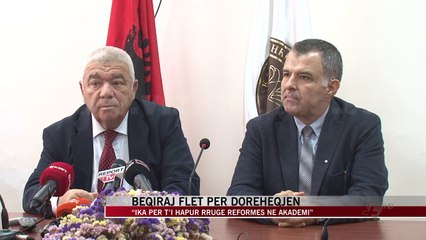 Download Video: Beqiraj: Ika për t’i hapur rrugë reformës në Akademi - News, Lajme - Vizion Plus