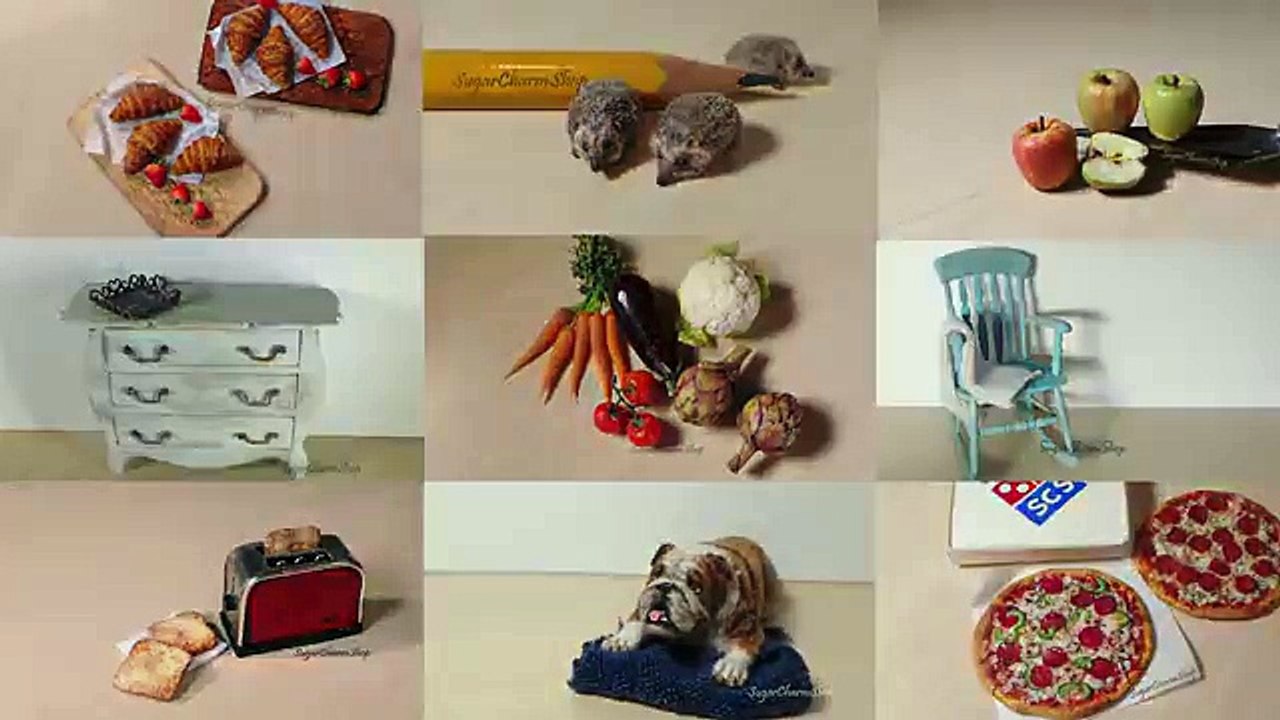 Malaysian Miniature Satay & Nasi Lemak - Polymer Clay Tutorial