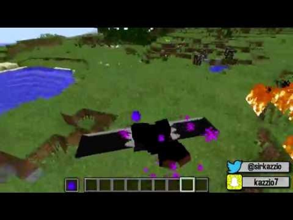 COMO SER O ENDER DRAGON  NO MINECRAFT 1.9 !!