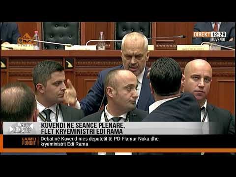 Sherri ne Parlament Flamur Noka - Edi Rama