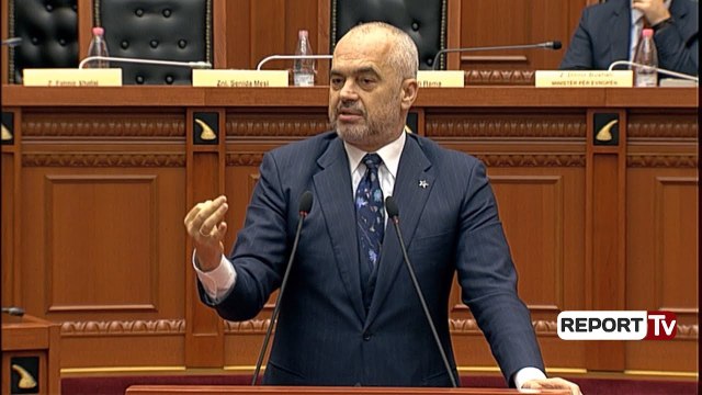 Report TV - Përmbytjet, Rama opozitës: Morët groshët dhe orizin, po çizmet ç’i deshët?