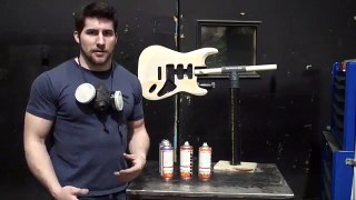 How to paint a sunburst with spray cans