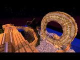 Minecraft: A MAIOR MONTANHA RUSSA DE TERROR DO MUNDO!! (Horror Roller Coaster)
