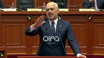 Ora News - Tension në Kuvend, Rama e quan llaxore Berishën, i kërkon të 