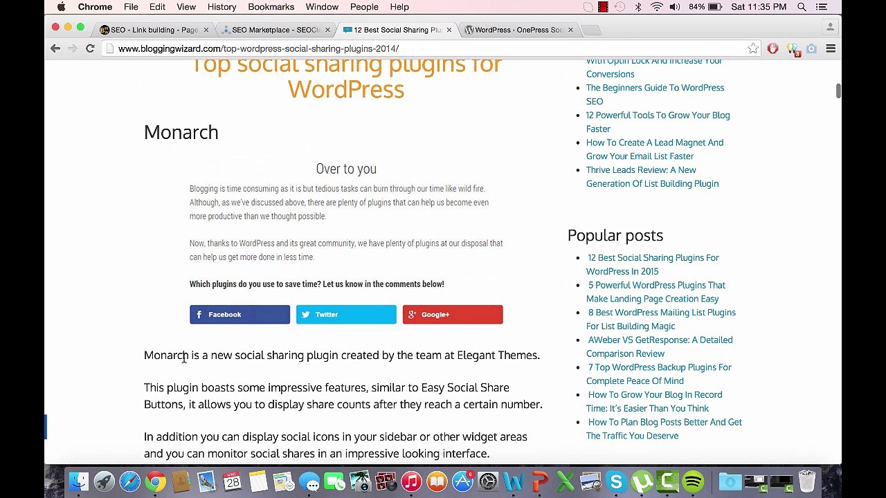 Search Engine Optimization Training  - Natural Social Media Signals