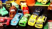 Cars 3 Car Races Lightning McQueen, Jackson Storm, Chick Hicks, The King, Miss Fritter and RPM 64
