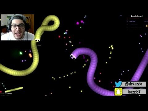 RECORDE MUNDIAL NO SLITHER.IO ! ( Slither.io World Record) Mass Highscore Agar.io 2