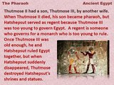 The Egyptian Pharaohs - a reading lesson for kids
