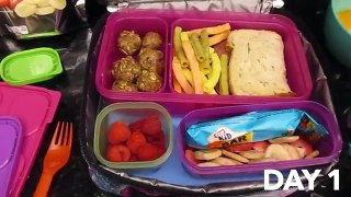 Week of School Lunches & What She Ate Wk 1 - Kindergartner