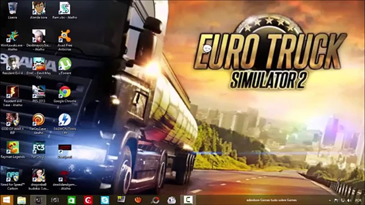 como baixar e instalar Euro truck simulator 2 completo + Serial de ativação