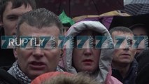 SAKHASHVILI DHE PARTIA E TIJ NE PROTESTA EDHE NE UKRAINE - News, Lajme - Kanali 9