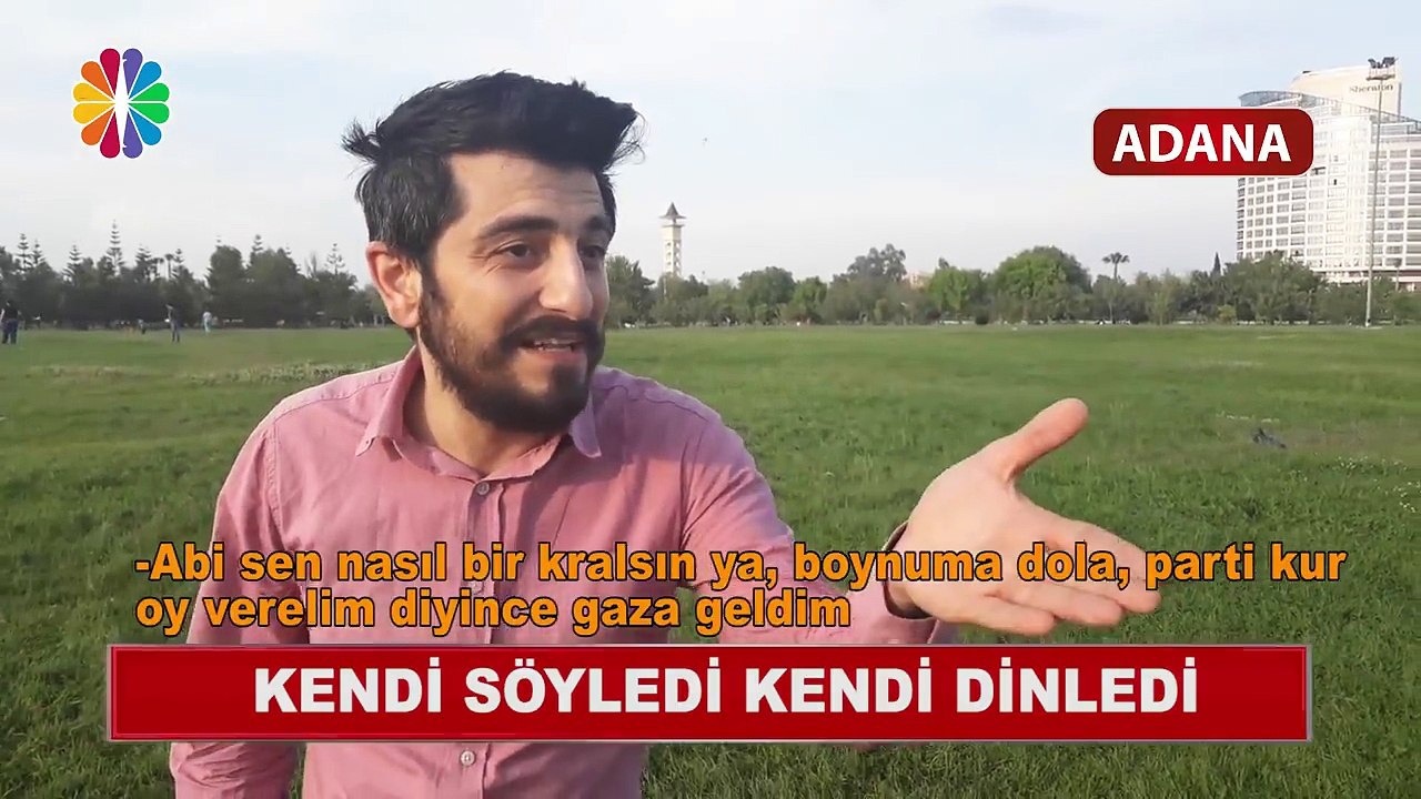 Tek Başına Miting Yapan Adana Bağımsız Milletvekili Adayı