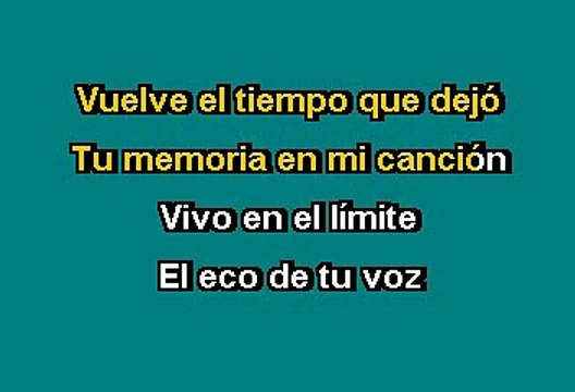 Playa Limbo - El eco de tu voz (Karaoke con Voz Guia)