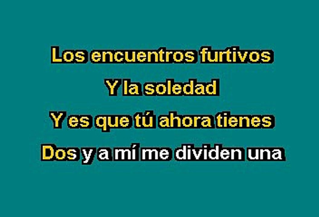 Ricardo Arjona - Duele Verte (Karaoke)