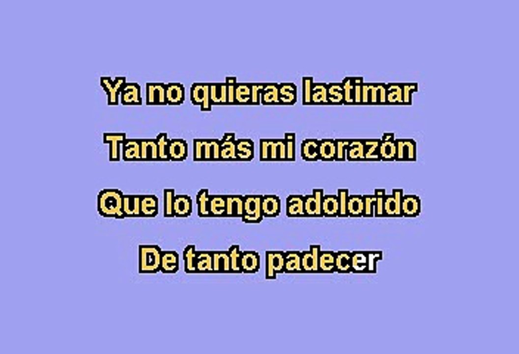 Rigo tovar - Lamento de amor (Karaoke)