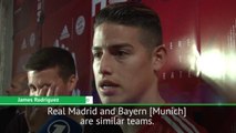 Bayern and Real Madrid are similar 'great clubs' - Rodriguez