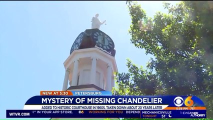 Historic Courthouse Chandelier Worth $50,000 Mysteriously Disappears