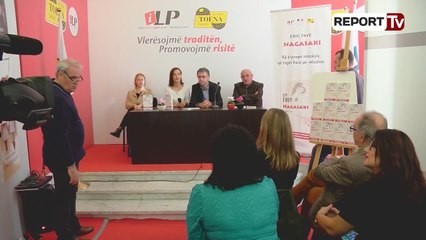 Panairi, Eric Faye,  promovon librin shqip, Intervista për Report TV