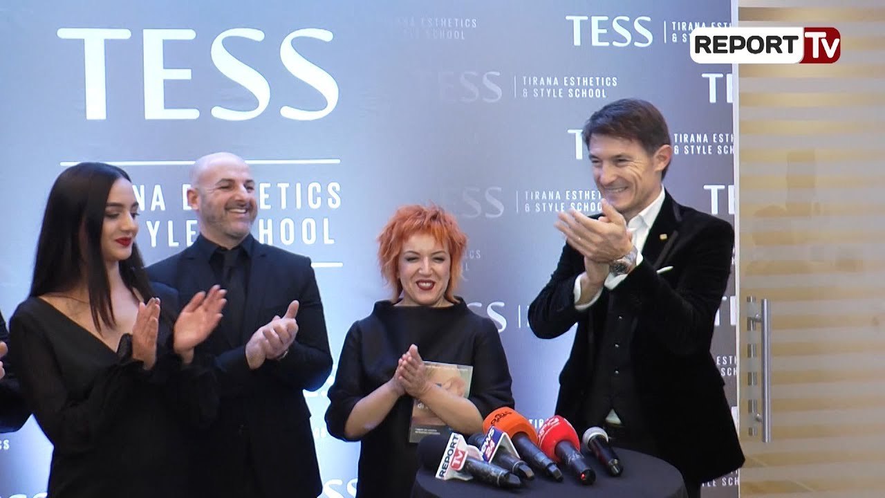 Report TV - Inaugurohet shkolla Tirana Esthetics and Style School