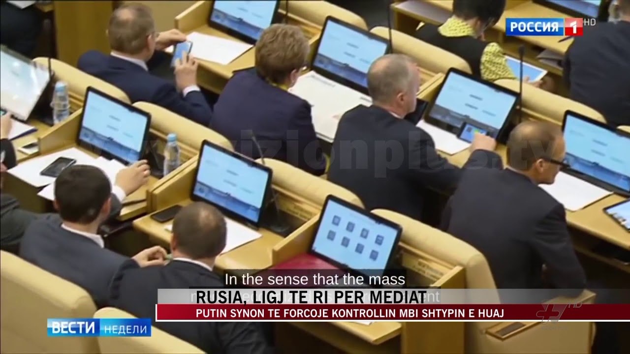 Rusia, ligj te ri per mediat - News, Lajme - Vizion Plus